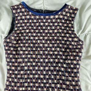 Brooks Brothers Multicolor Checkered Shift Dress